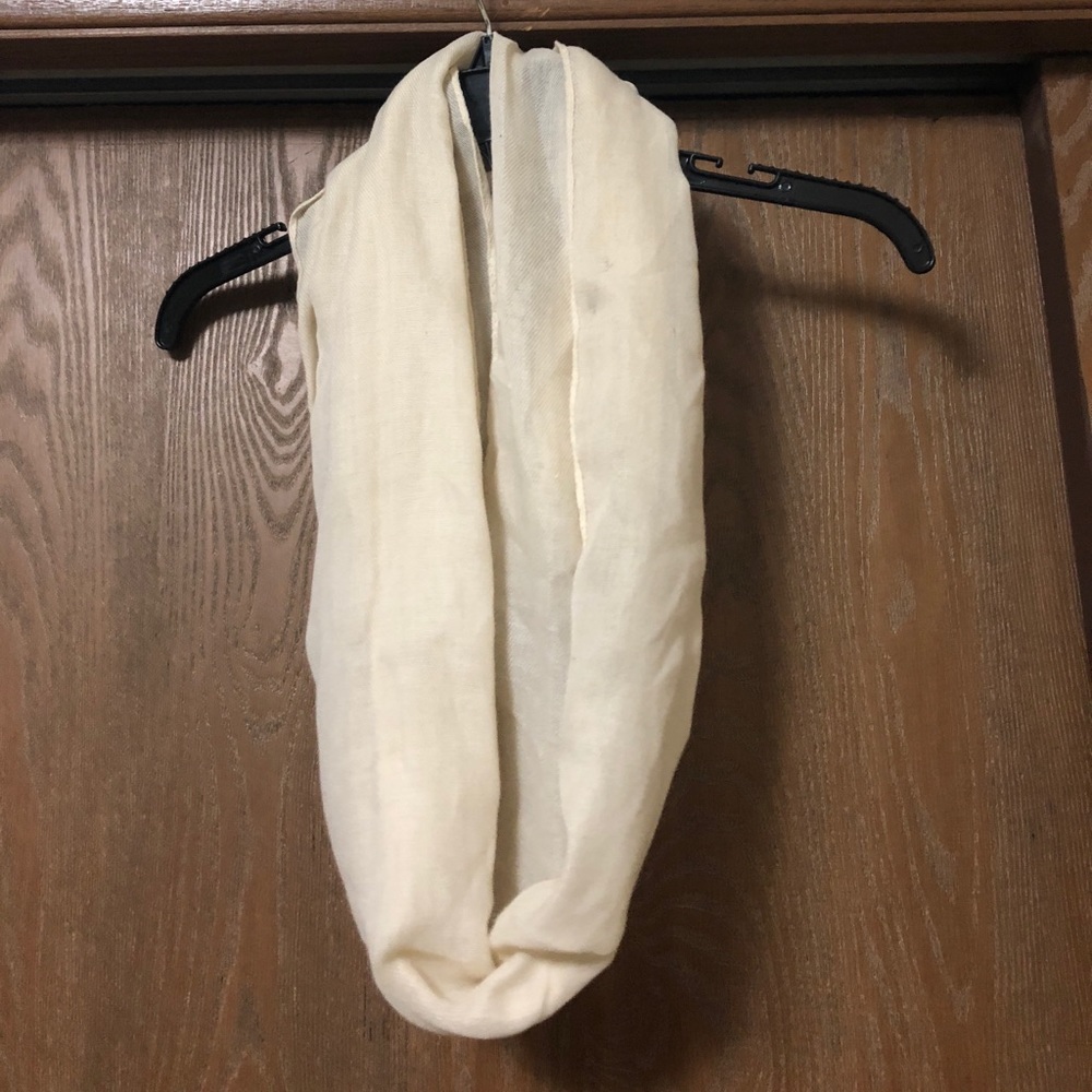 Cream Infinity Scarf
